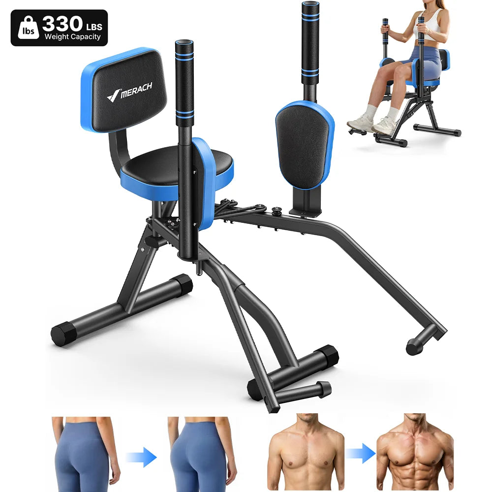 Merach Adjustable Hip Abductor Machine For Glute Training