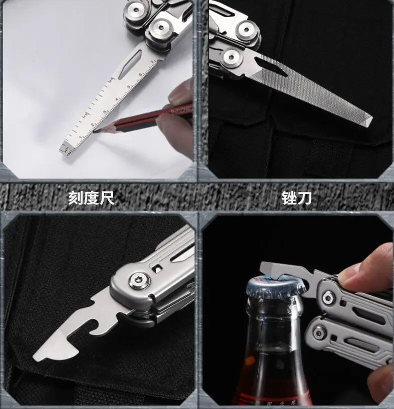 Daicamping DL10 Folding Multitool Pliers And Emergency Knife