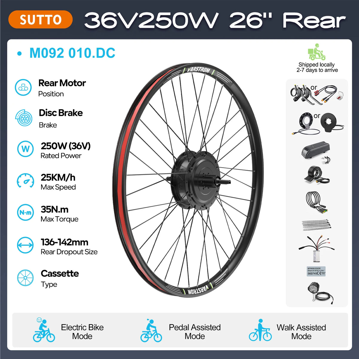 Bafang Brushless Rear Electric Bike Hub Motor Drive