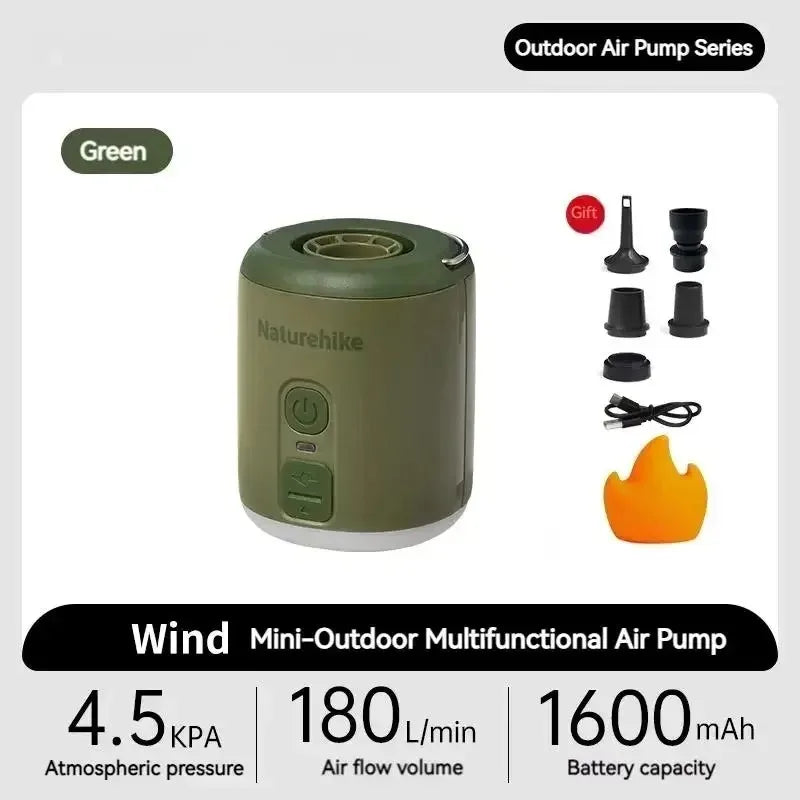 Naturehike Portable Electric Air Pump for Camping and Travel