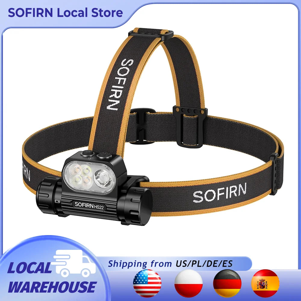 Sofirn HS22 Adjustable LED Headlamp With Dual Beam Modes