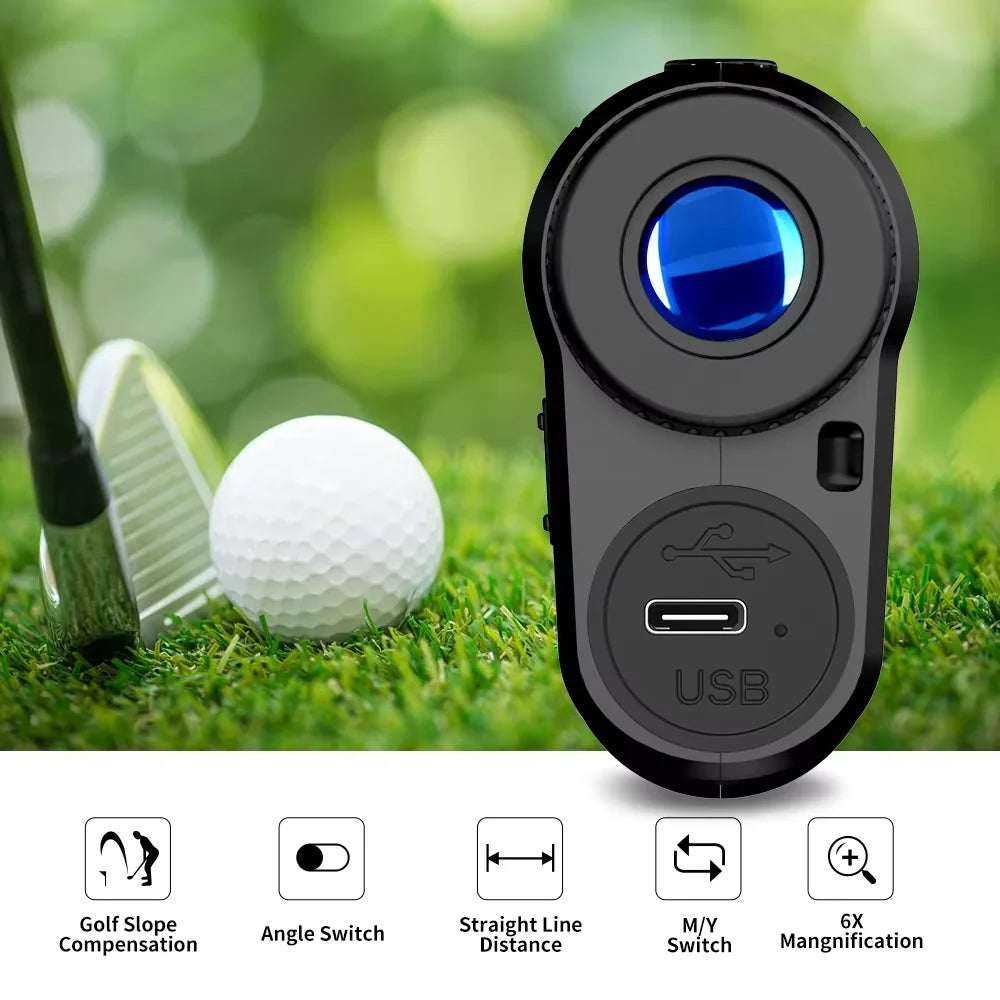 Nohawk Golf Laser Rangefinder With Slope And Flag Lock