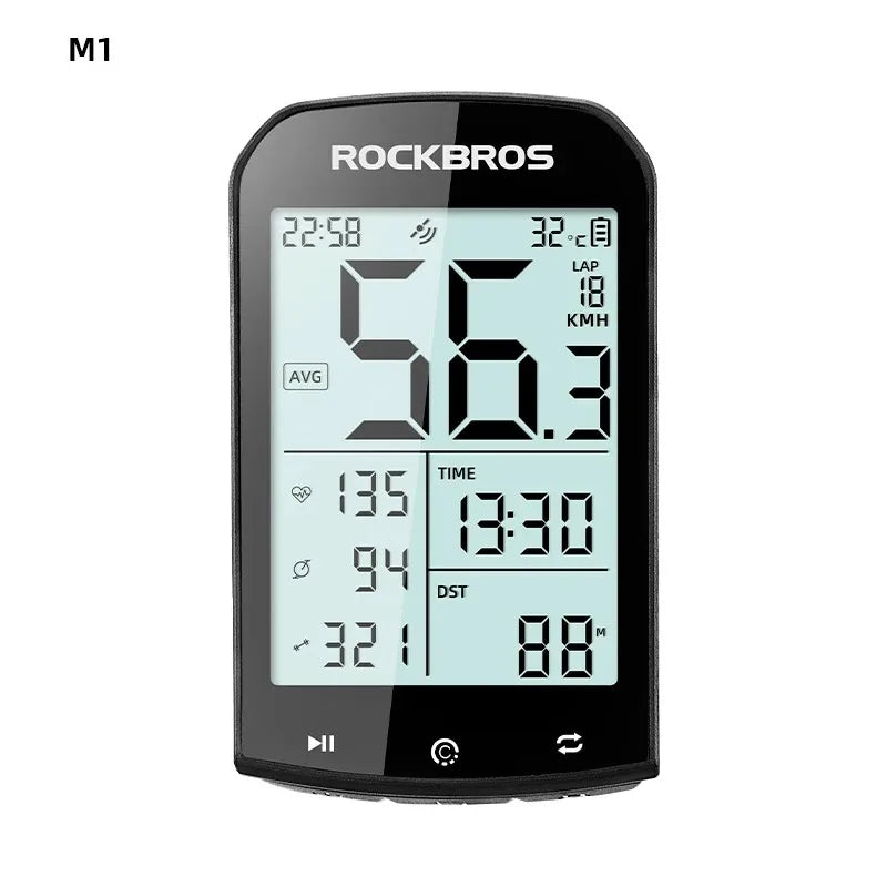 ROCKBROS M1 Smart GPS Cycling Computer With Bluetooth Connectivity