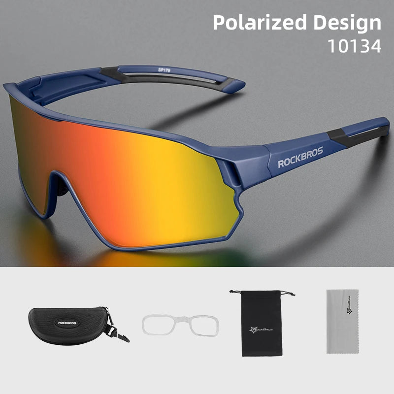 ROCKBROS Polarized UV400 Sports Sunglasses for Cycling and Outdoor Use