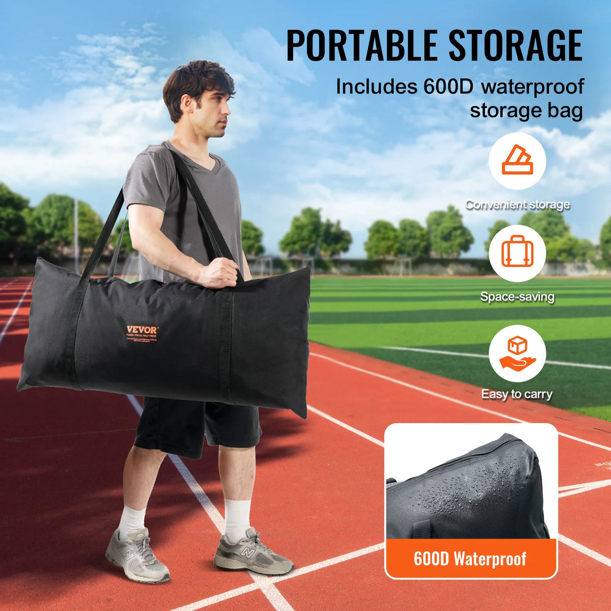Portable Sports Backstop Net With Carry Bag For Training
