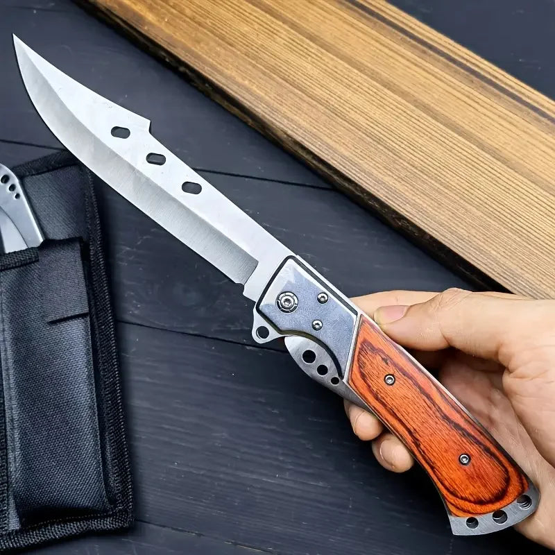 Doom Blade Swallowtail Tactical Folding Knife With Stainless Steel Blade