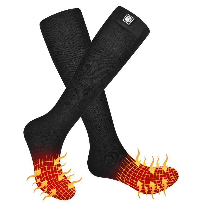 Savior Rechargeable Heated Socks for Winter Skiing Hiking and Outdoors