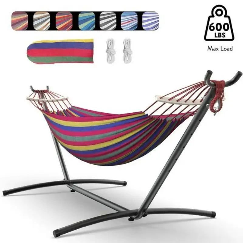 GYROOR Adjustable Stand Hammock with 600 Pound Capacity