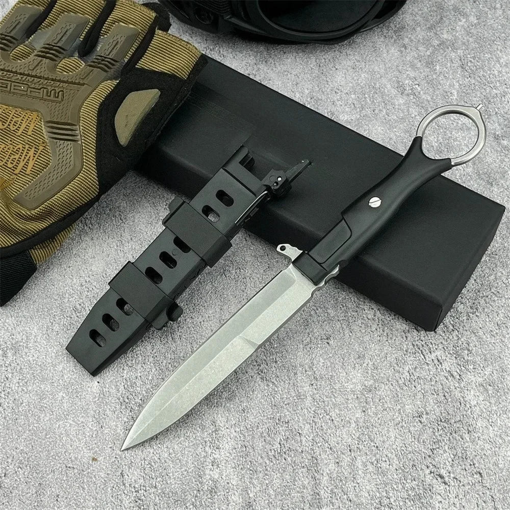 DIY Supplies Fixed Blade Survival Knife With Sheath