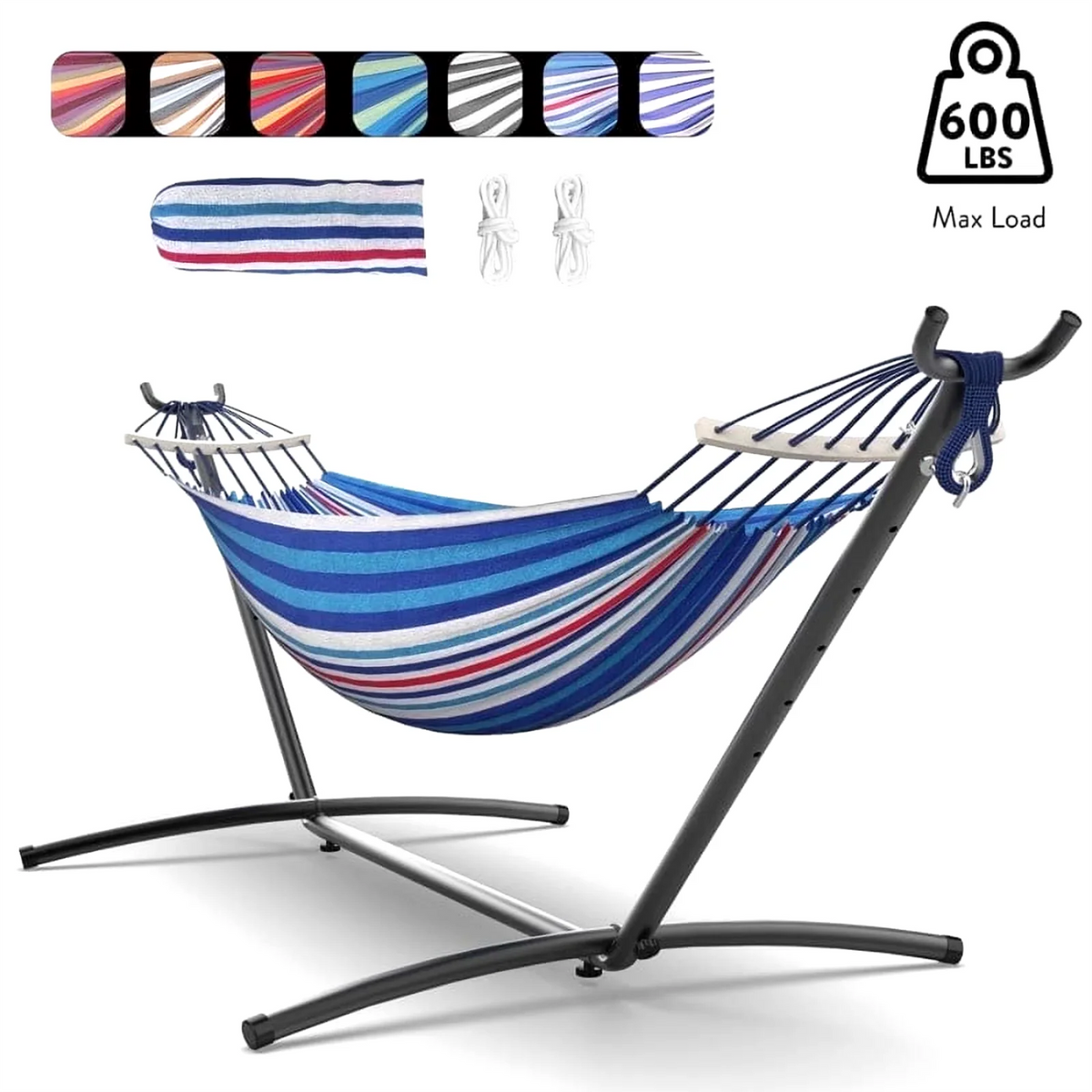 GYROOR Adjustable Stand Hammock with 600 Pound Capacity