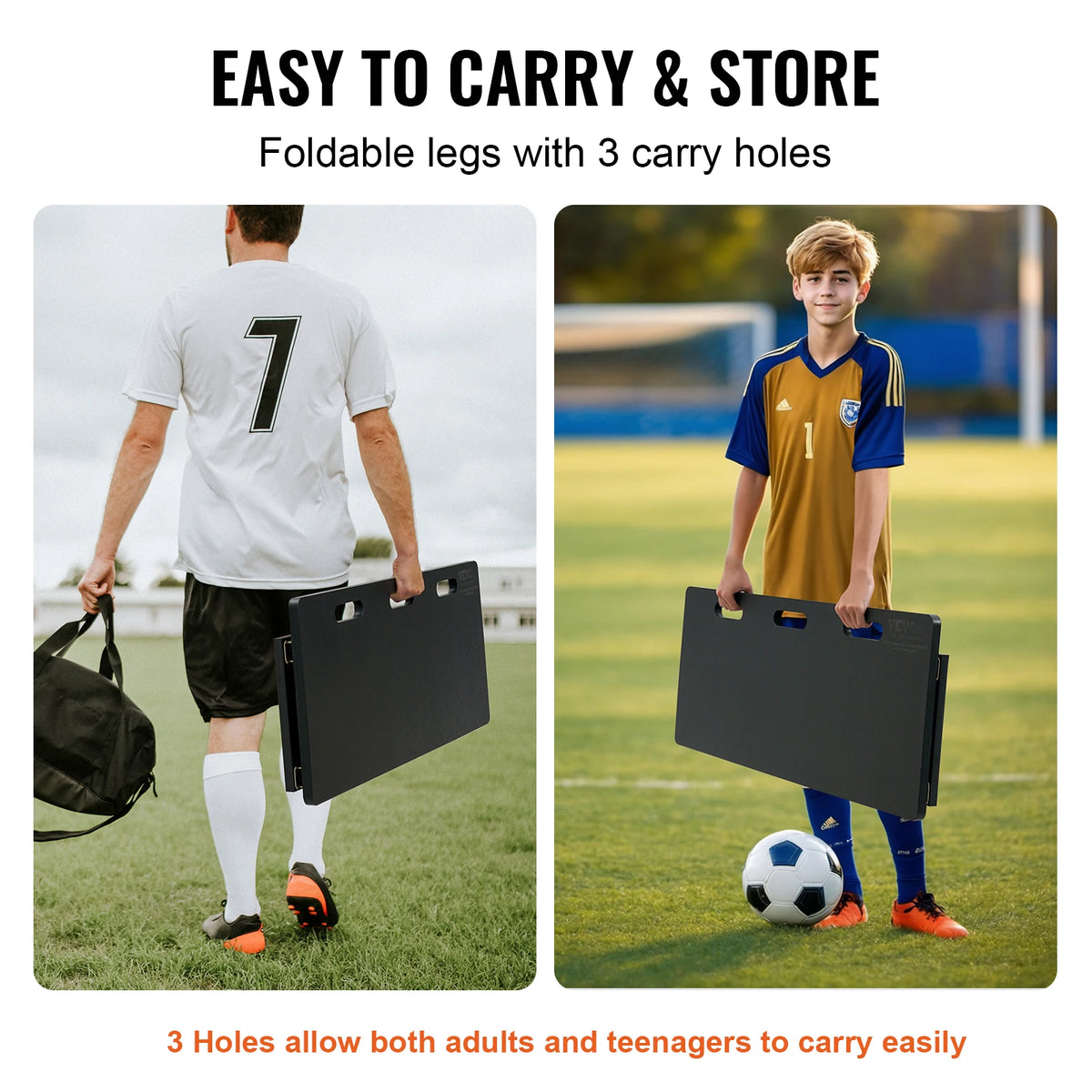 SucceBuy Foldable Soccer Rebounder Board for Passing and Shooting Practice