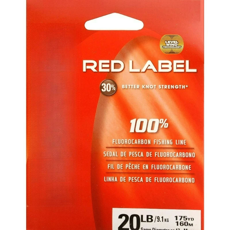 Red Label 100 Percent Fluorocarbon Fishing Line for Ocean Fishing