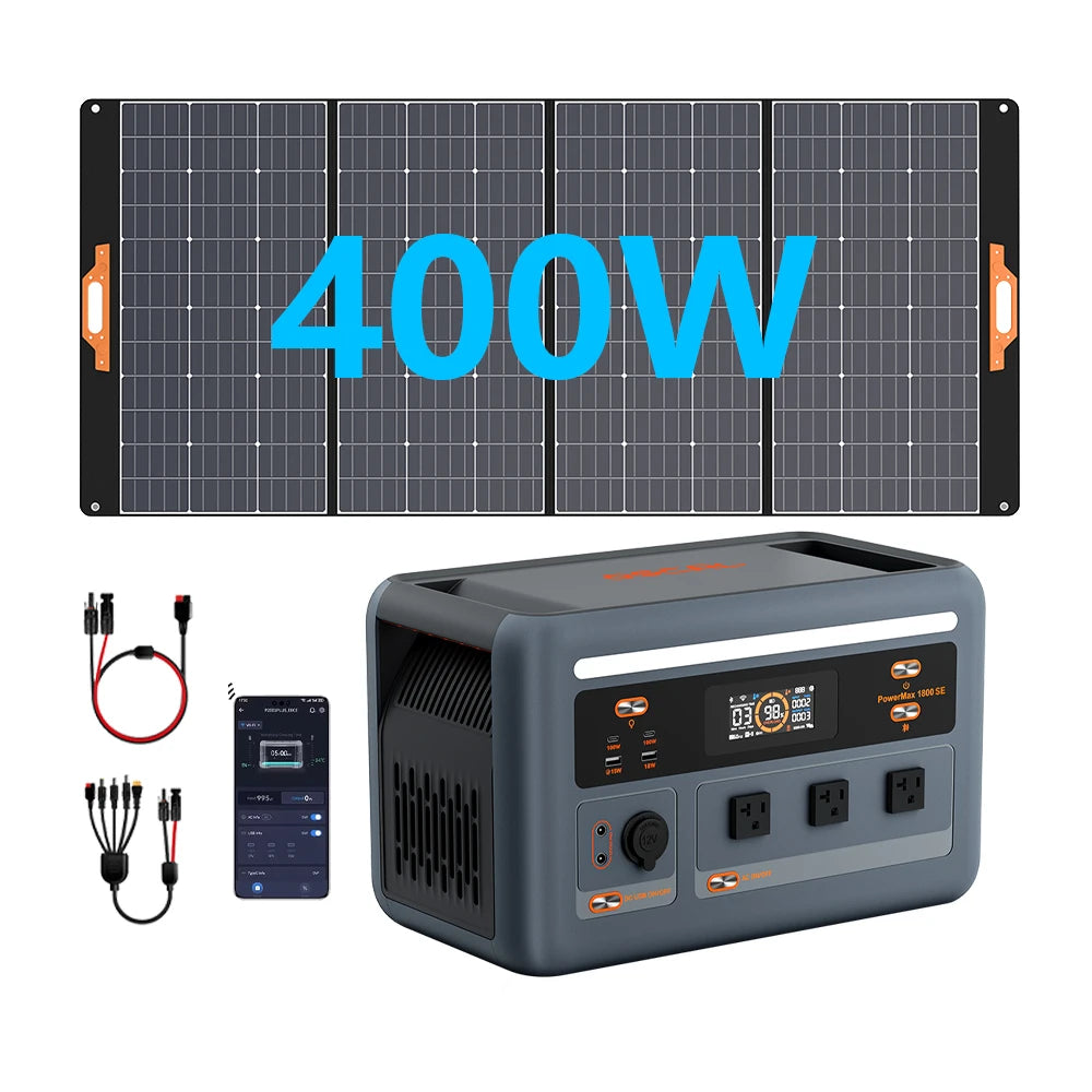 OSCAL Portable Power Station With Solar Charging And UPS Backup