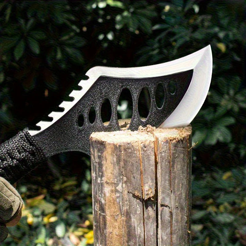 Doom Blade Portable Camping Axe With Full Tang Steel Blade