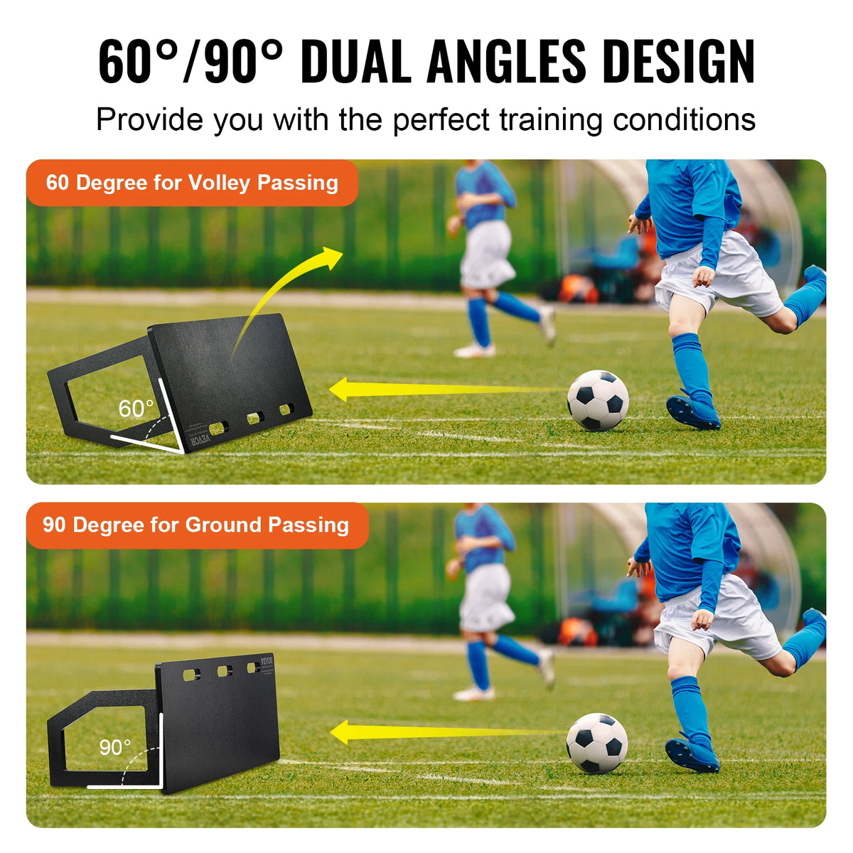 SucceBuy Foldable Soccer Rebounder Board for Passing and Shooting Practice