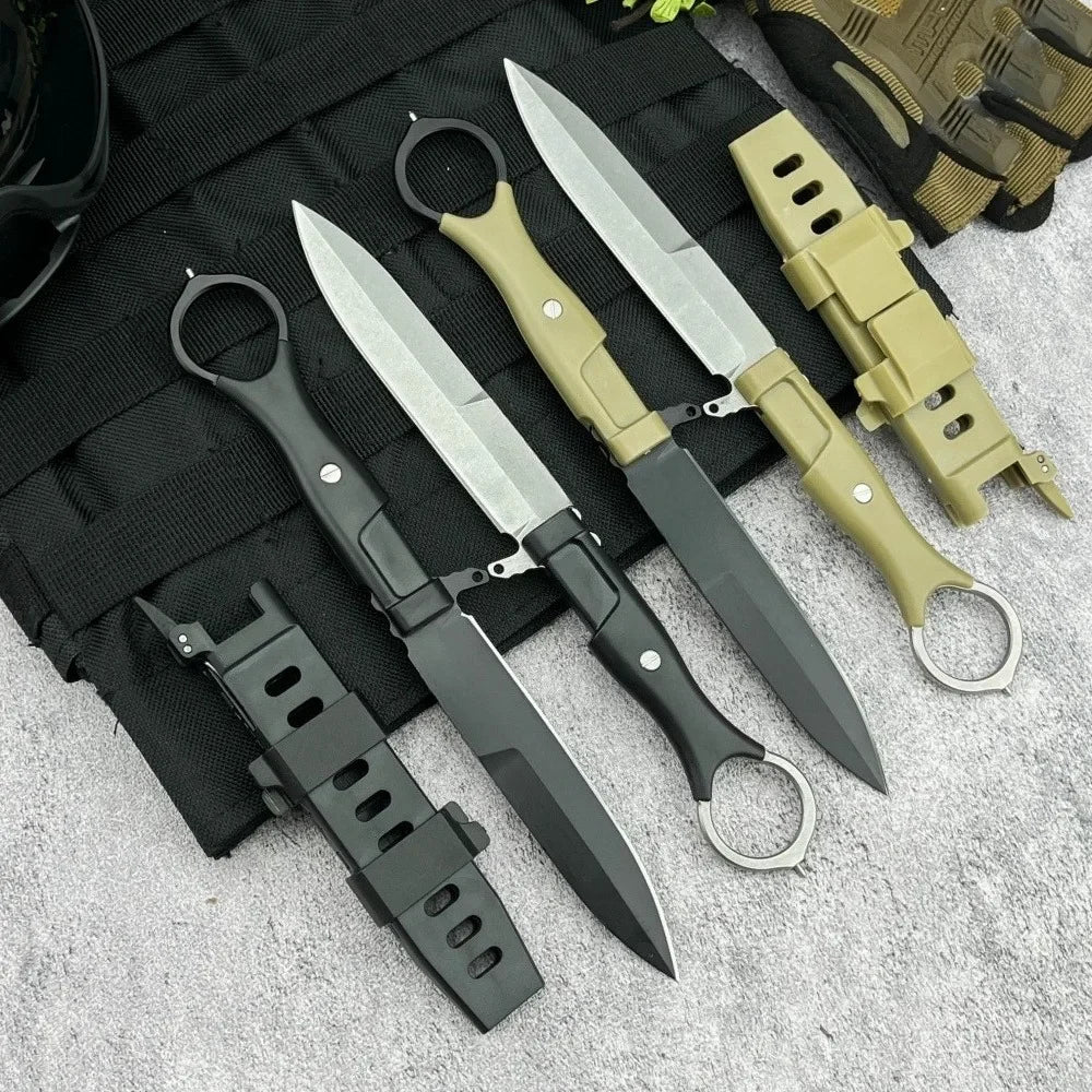DIY Supplies Fixed Blade Survival Knife With Sheath