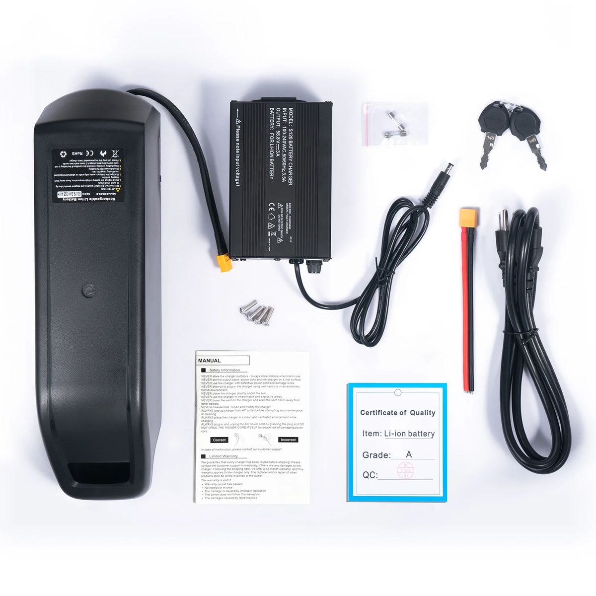 Unitpackpower Downtube Ebike Battery Pack Long Lasting Lithium Cells