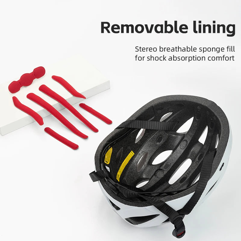 ROCKBROS Lightweight Cycling Helmet With Integrated Goggles For Adults