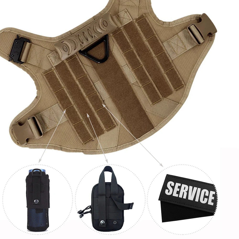PETRAVEL Padded Dog Harness And Leash Set For Training Walking