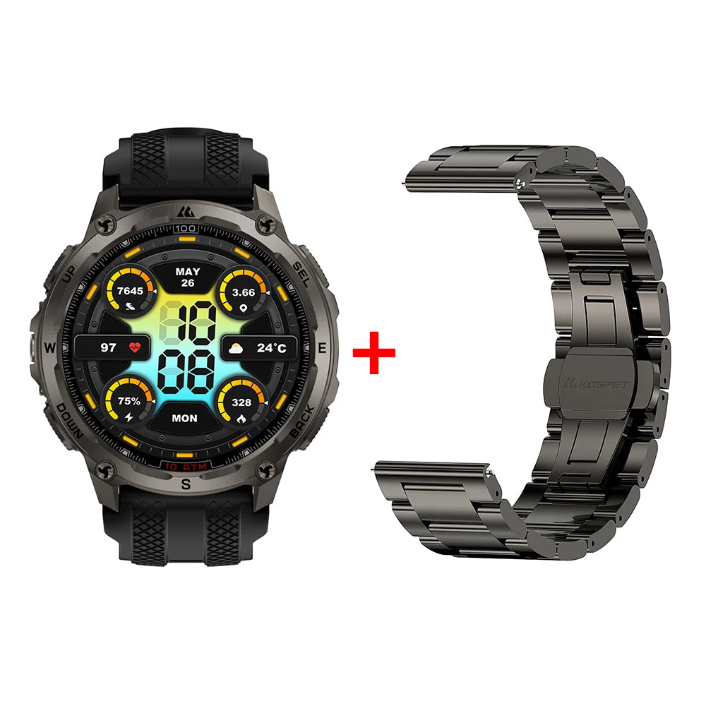KOSPET Tank T4 GPS Smart Watch With Offline Maps Tracking