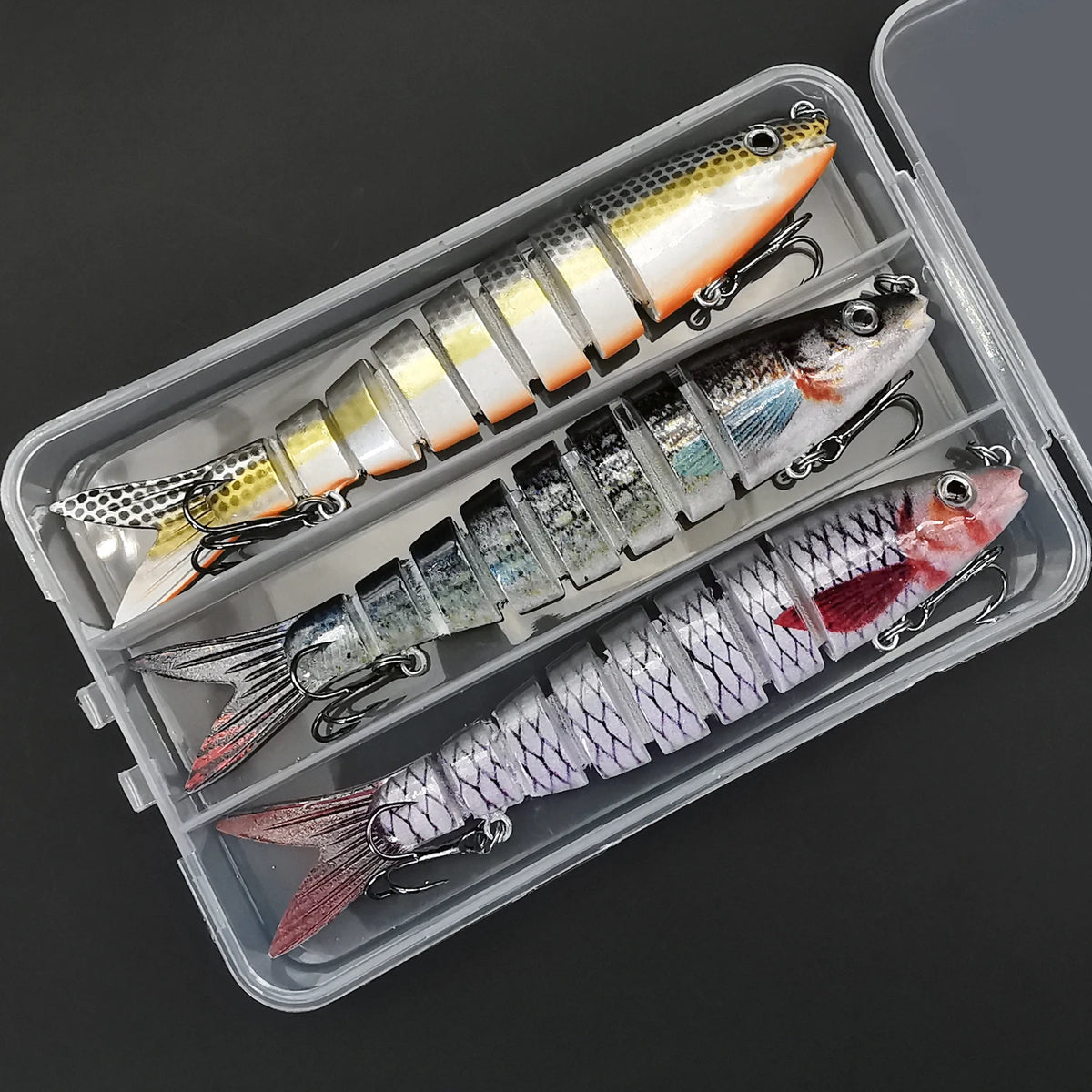 ANFS Jointed Swimbait Fishing Lures for Bass Trout and Perch