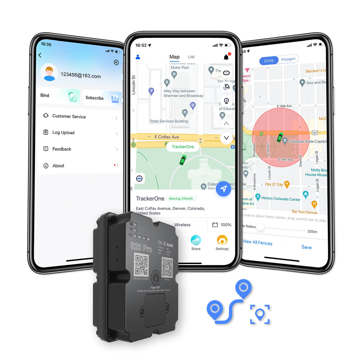 Wanwaytech 4G GPS Vehicle Tracker With Real Time Remote Tracking