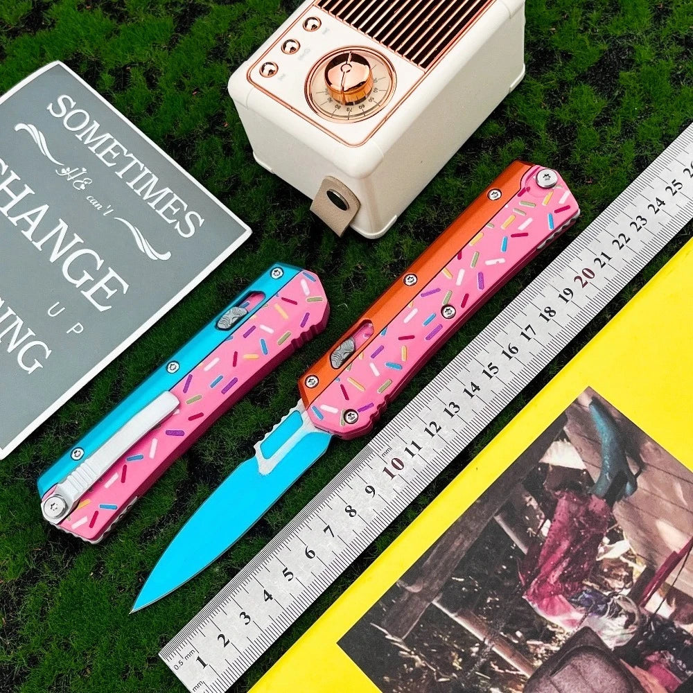 Multifunctional Folding Camping Knife With 440C Blade For Outdoor Use