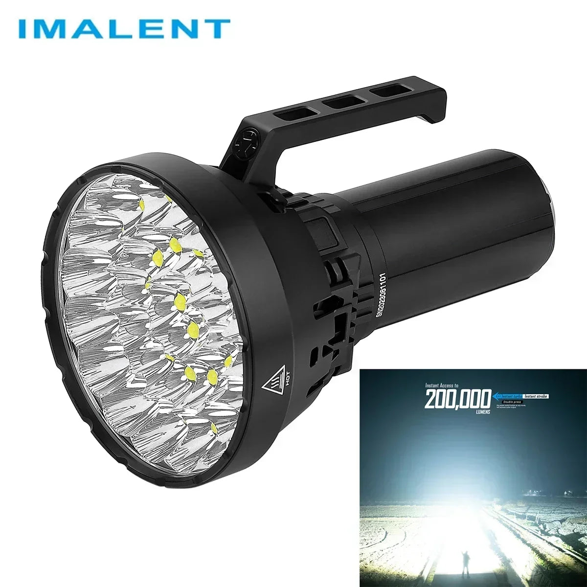 IMALENT MS32 High Power Rechargeable Flashlight for Outdoor Adventures