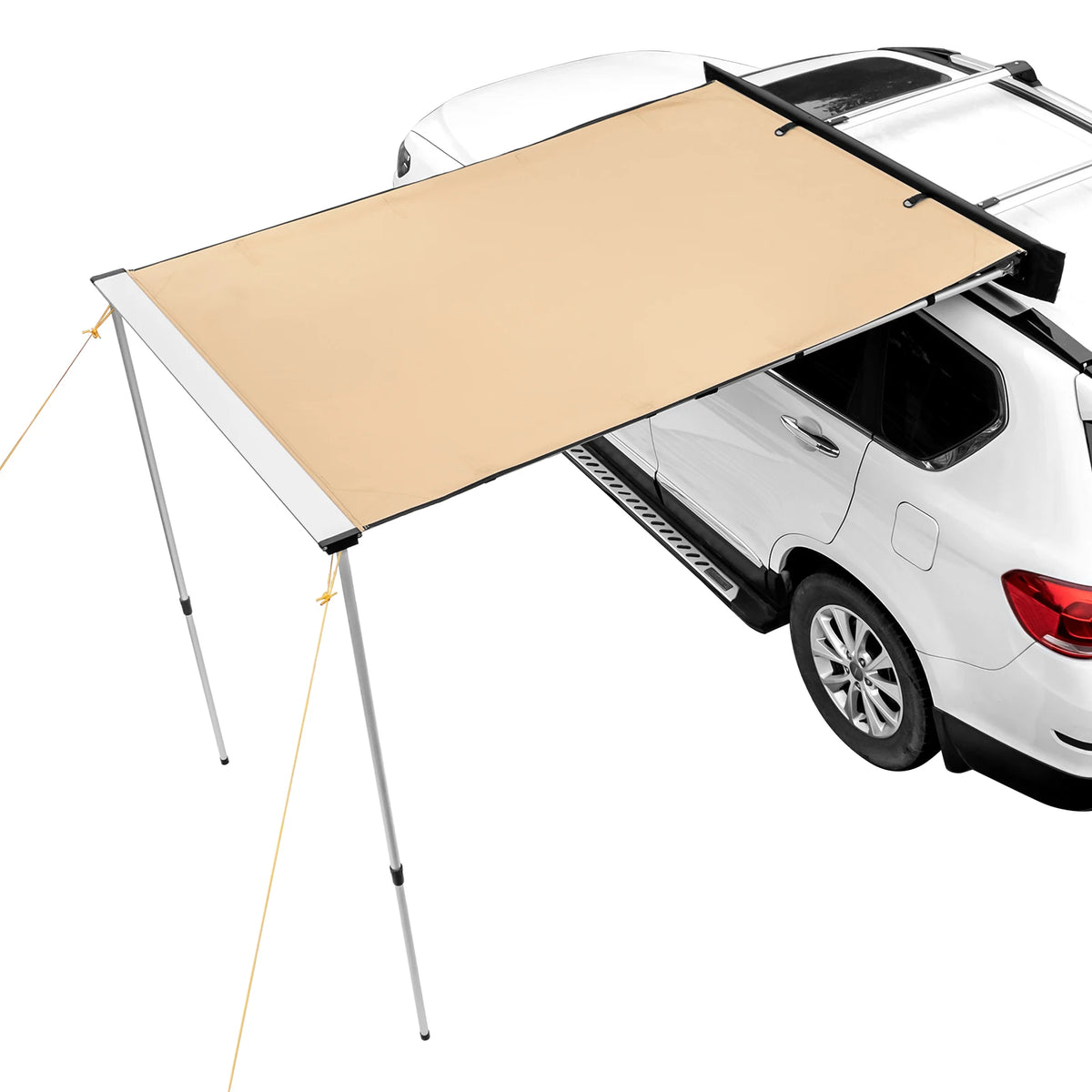 SucceBuy Retractable Vehicle Side Awning With Waterproof Storage Bag