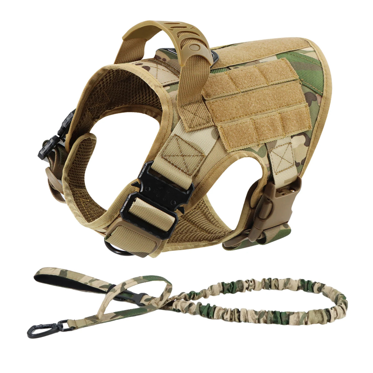 PETRAVEL Padded Dog Harness And Leash Set For Training Walking
