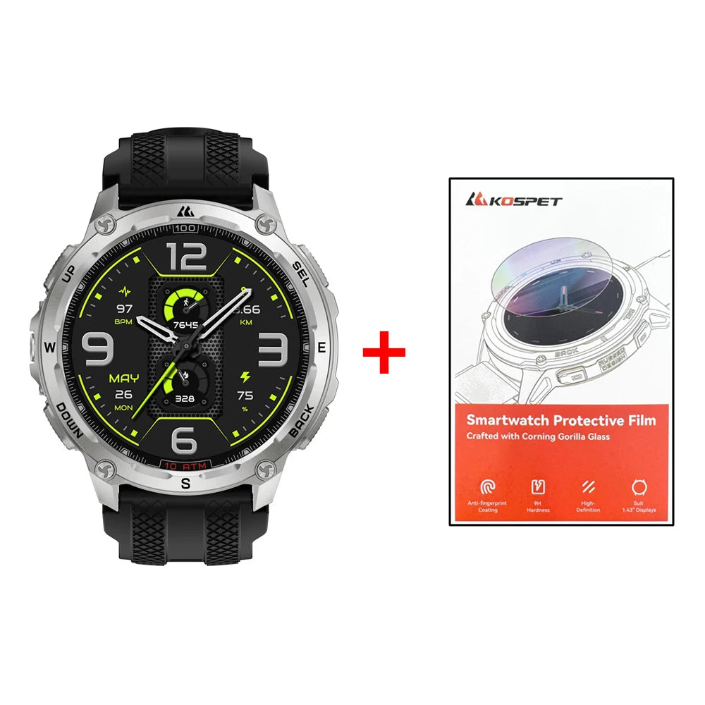 KOSPET Tank T4 GPS Smart Watch With Offline Maps Tracking