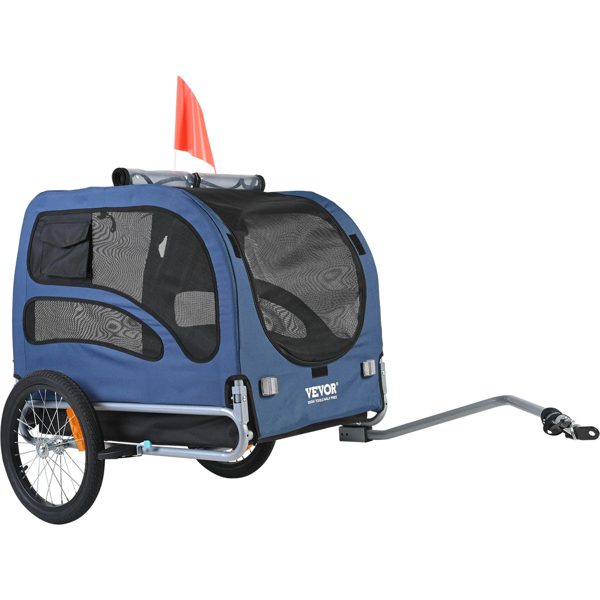 Foldable Pet Bicycle Trailer And Portable Dog Cart Carrier