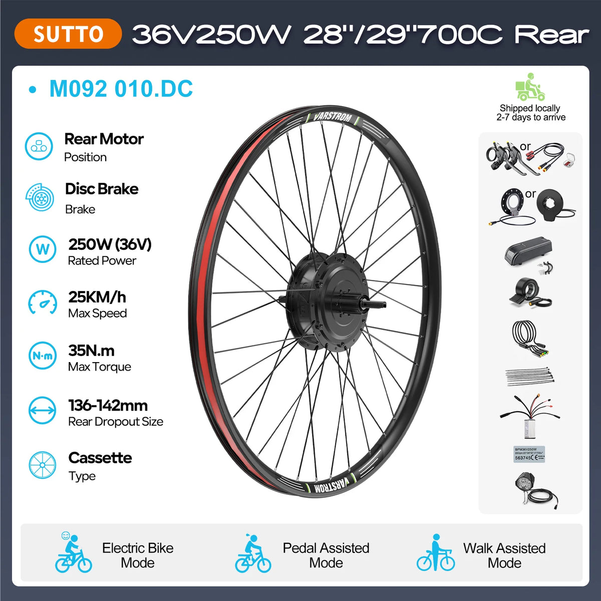 Bafang Brushless Rear Electric Bike Hub Motor Drive