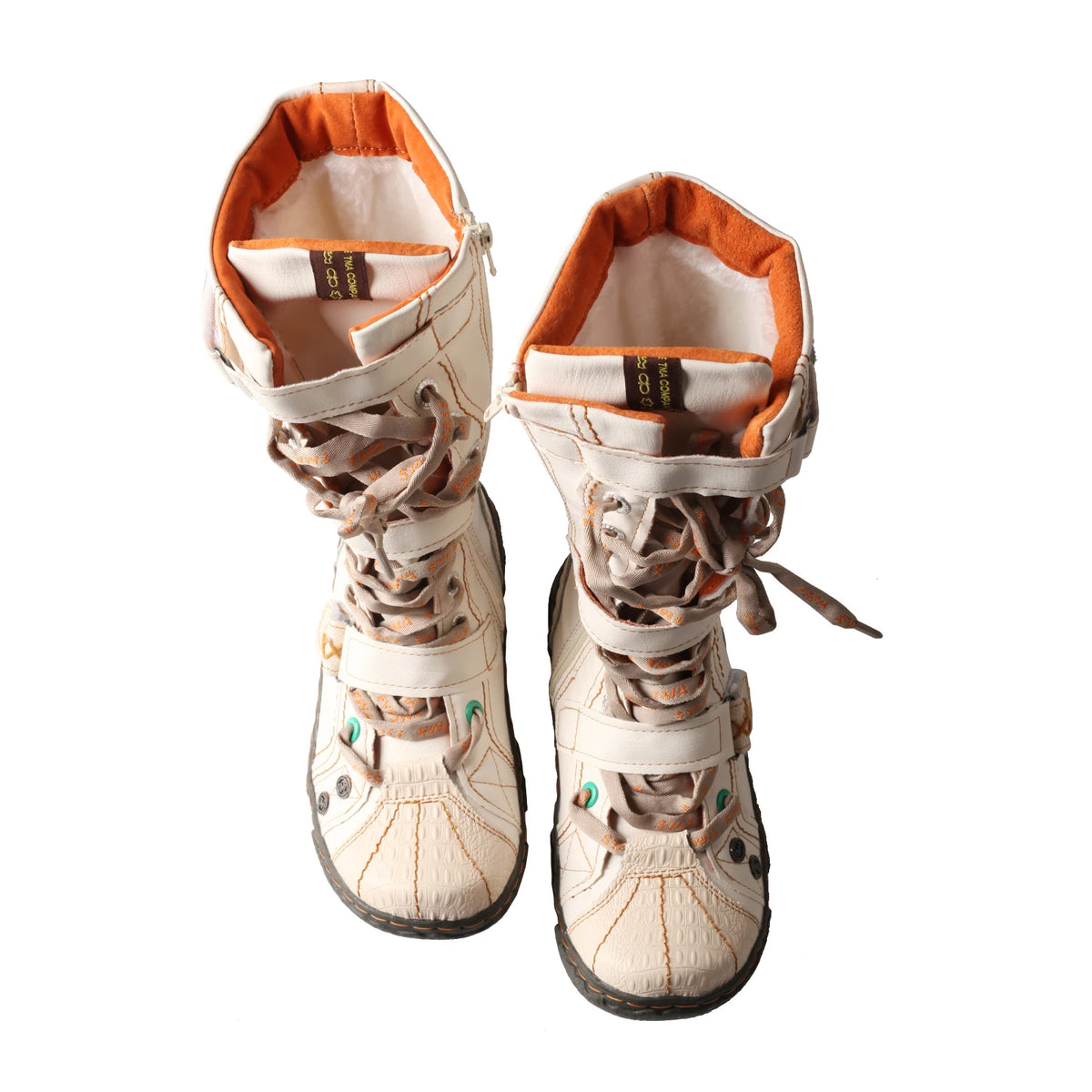 TMA EYES Women's Plush Lined Lace Up Winter Snow Boots