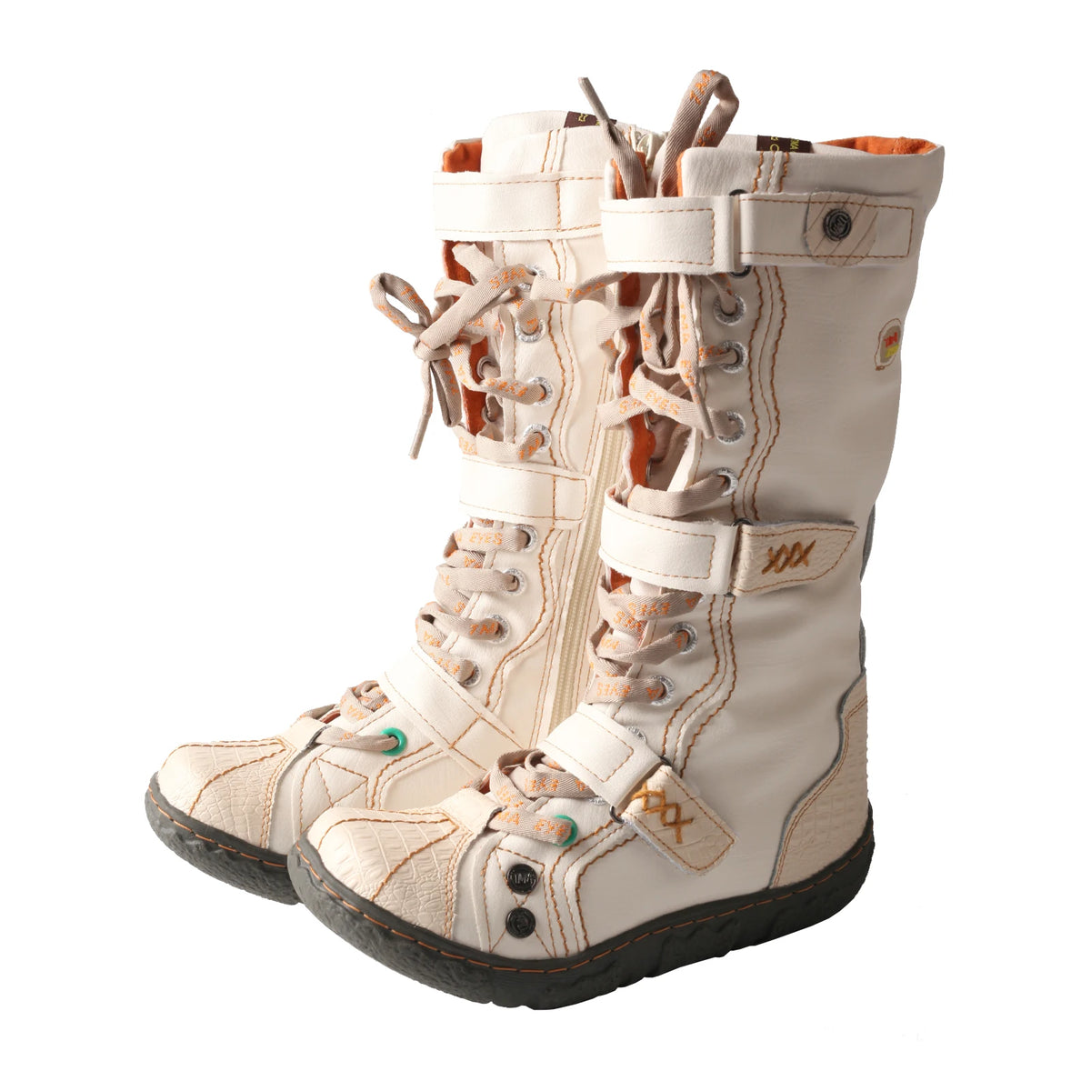 TMA EYES Women's Plush Lined Lace Up Winter Snow Boots
