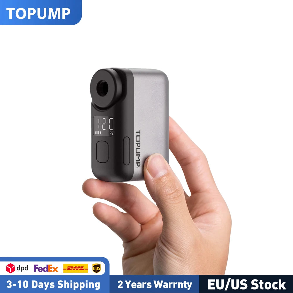 Topump TB2 Pro Cordless Electric Bike Tire Inflator With Display