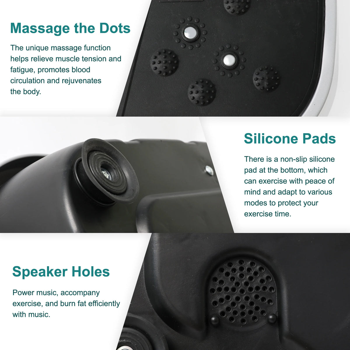 Vibration Plate Exercise Machine for Whole Body Home Fitness Workouts