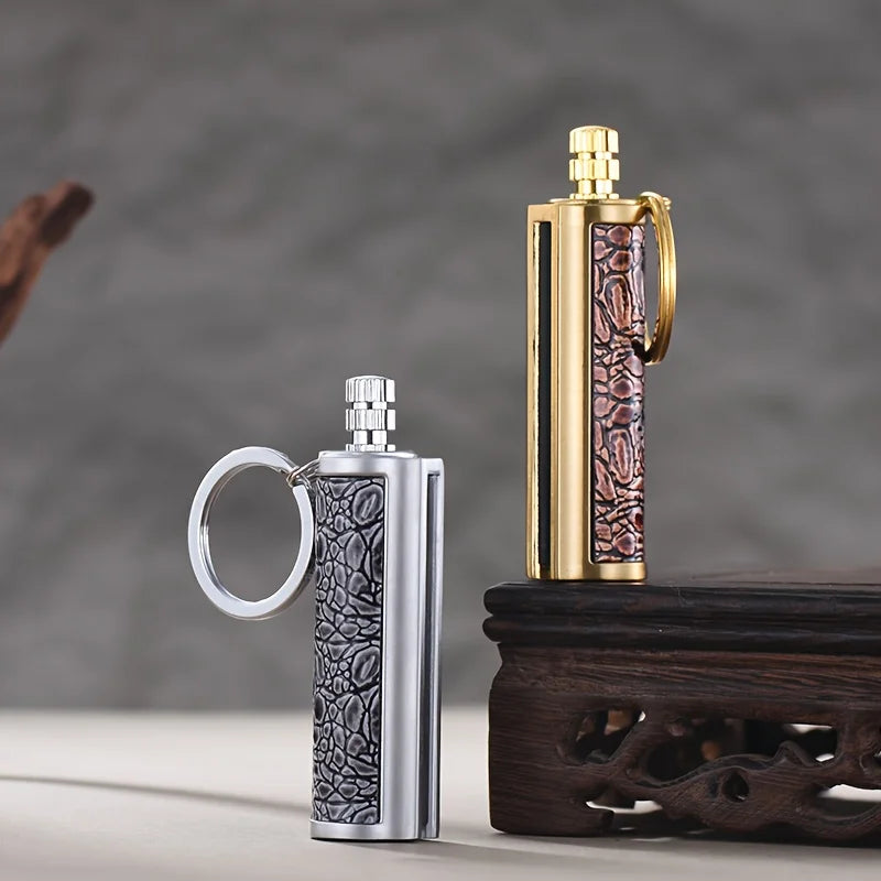 Reusable Waterproof Metal Lighter for Camping and Outdoor Use