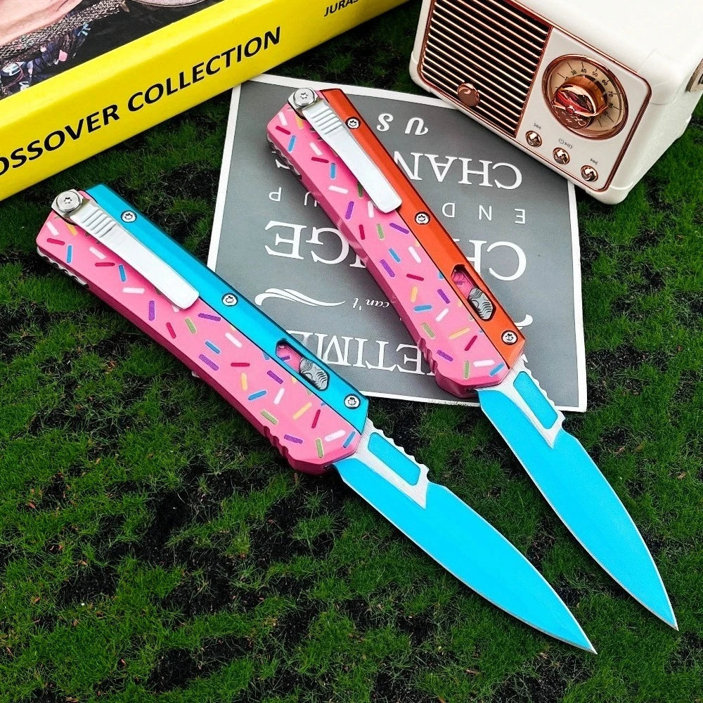 Multifunctional Folding Camping Knife With 440C Blade For Outdoor Use