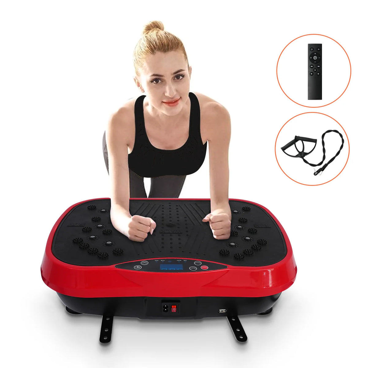 Vibration Plate Exercise Machine for Whole Body Home Fitness Workouts