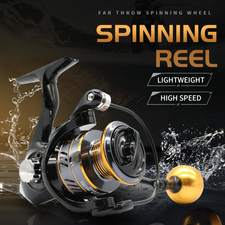 Rooblinos Metal Spinning Fishing Reel With 10KG Max Drag