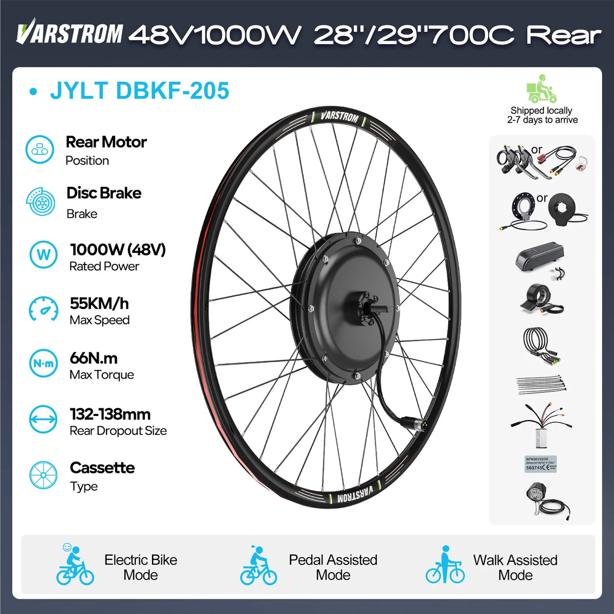 Bafang Brushless Rear Electric Bike Hub Motor Drive