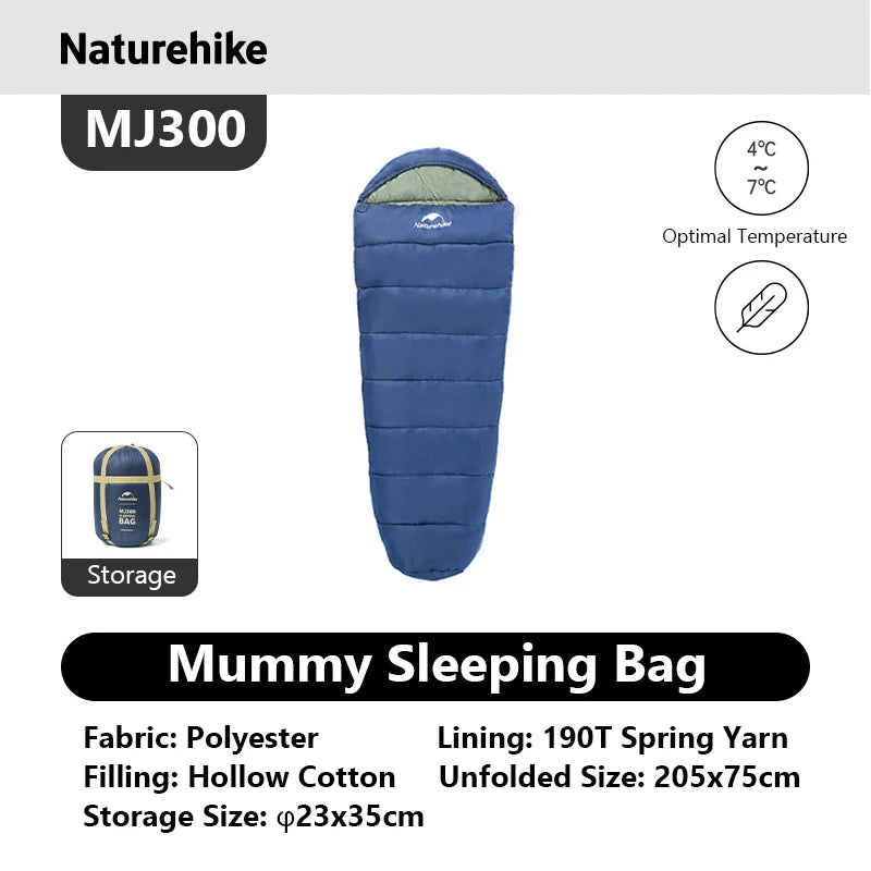 Naturehike Mummy Camping Sleeping Bag for Adults Warm and Cozy