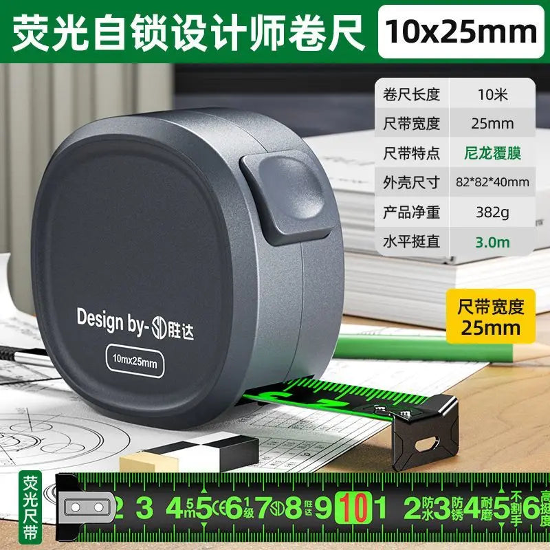 Deli Metric Steel Tape Measure With Automatic Lock