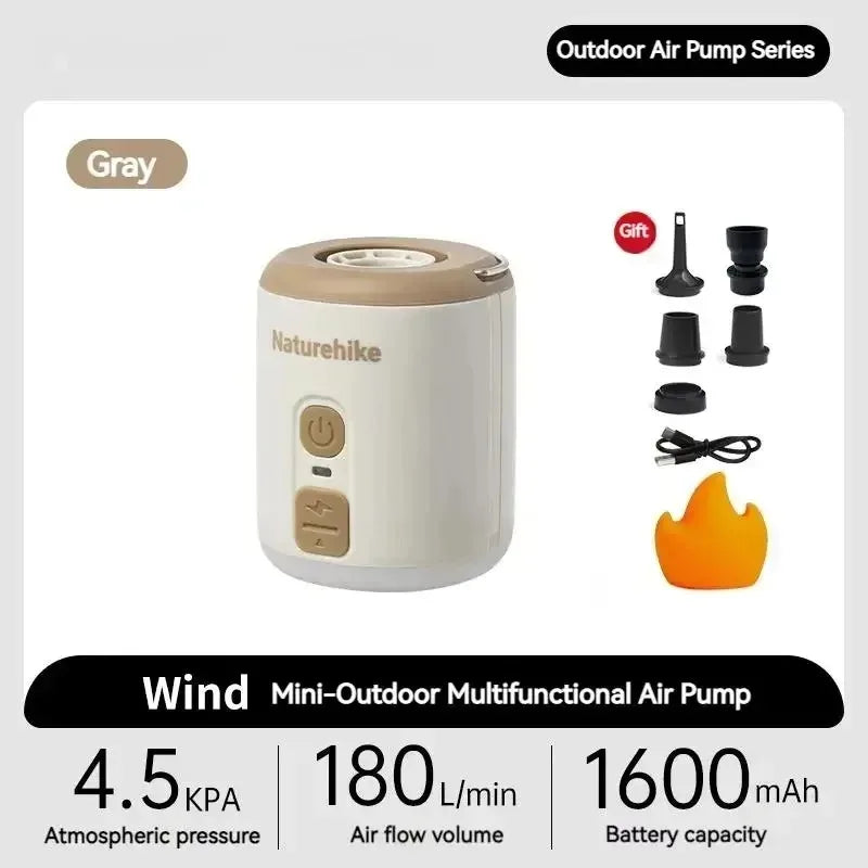 Naturehike Portable Electric Air Pump for Camping and Travel