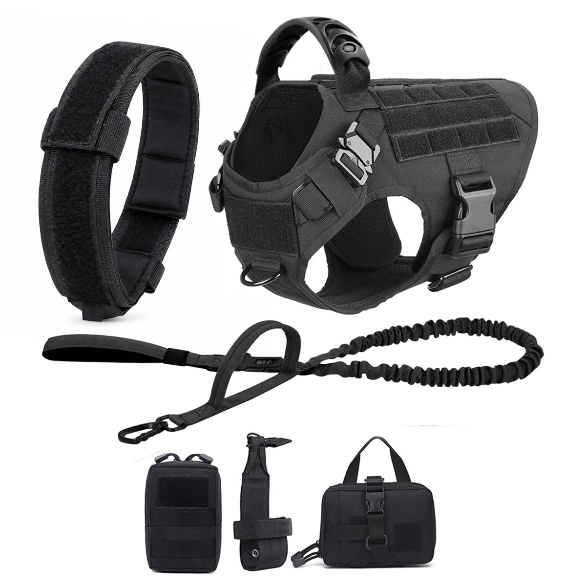 PETRAVEL Padded Dog Harness And Leash Set For Training Walking