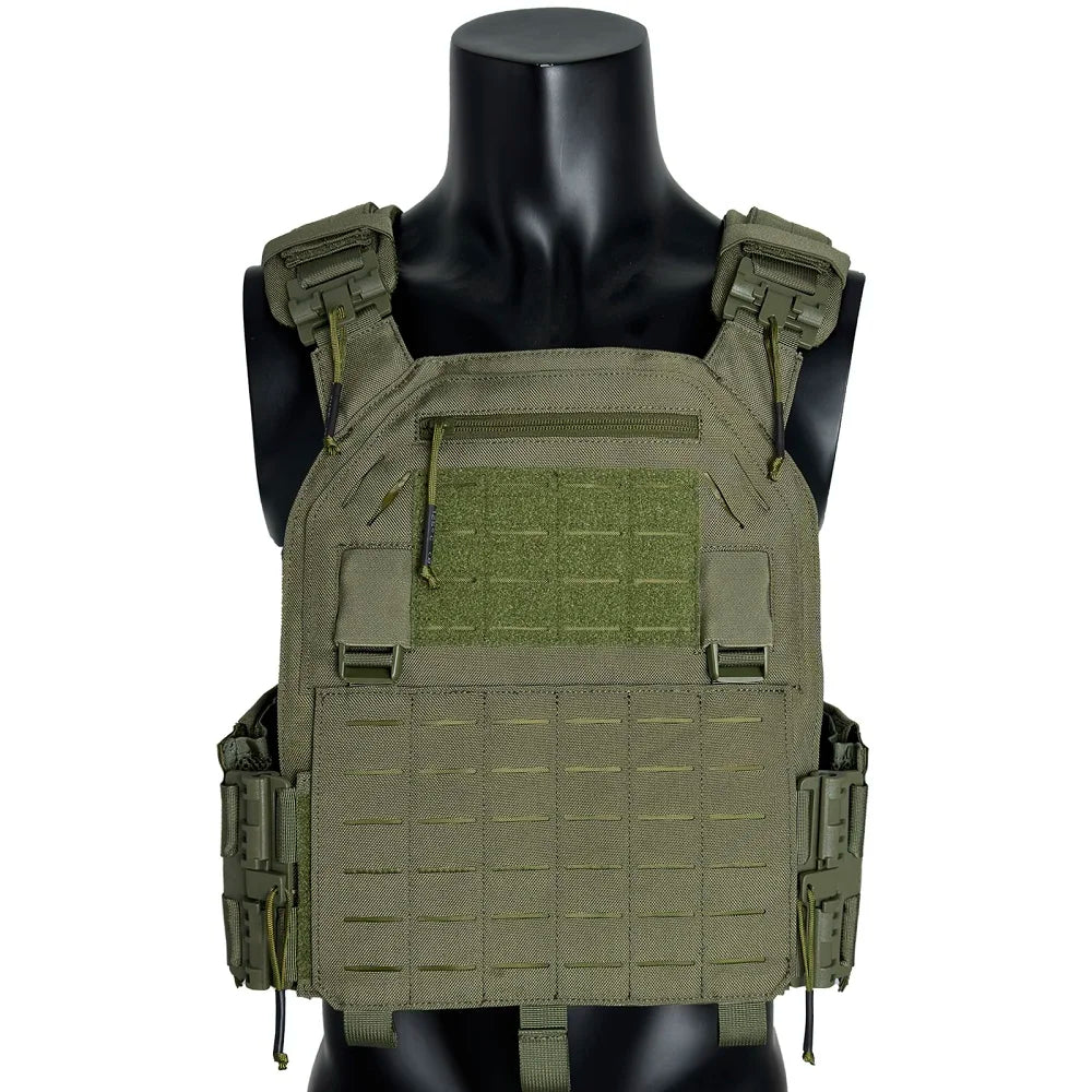 Quick Release Modular Tactical Vest With Laser Cut Plate Carrier