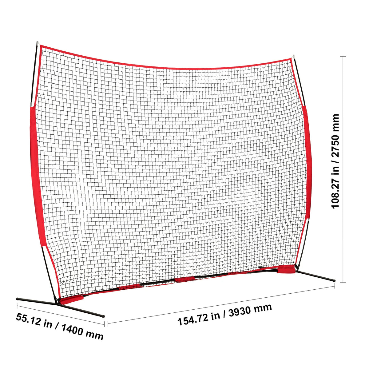 Portable Sports Backstop Net With Carry Bag For Training