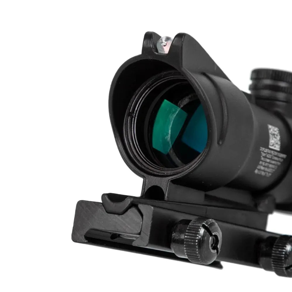 Bestsight Illuminated Fiber Optic Rifle Scope With Etched Reticle