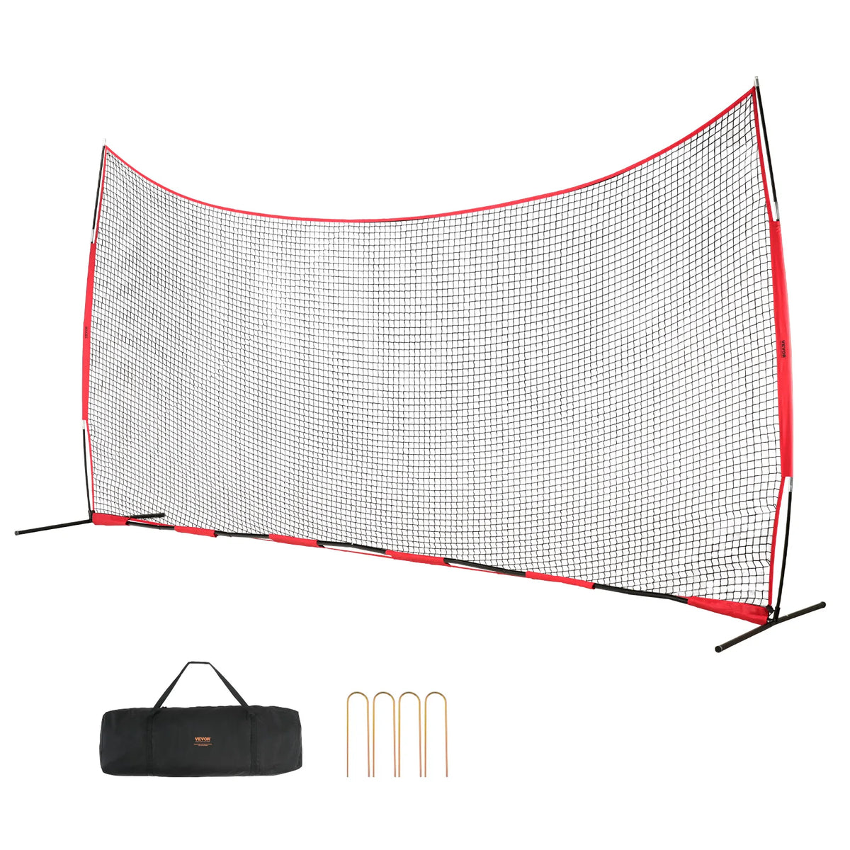 Portable Sports Backstop Net With Carry Bag For Training